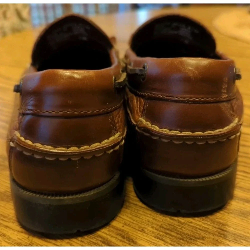 Vintage Dockers Men's Brown Color Size 8.5 M Boat‎ Loafers Moccasin With Tassels